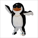 Punk Penguin Cartoon Mascot Costume