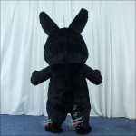 Rabbit Black Bunny Inflatable Mascot Costume