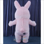 Rabbit Pink Bunny Inflatable Mascot Costume