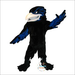 Handsome Ferocious Raven Mascot Costume