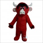 Red Bull Cartoon Mascot Costume