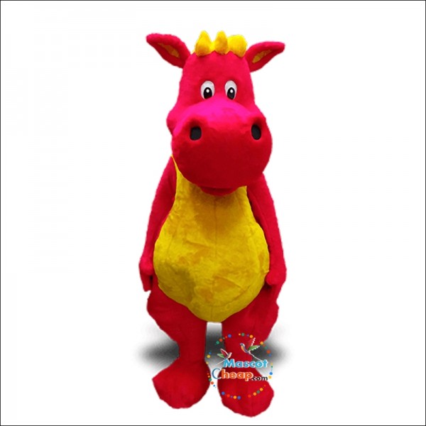 Red Dragon Mascot Costume