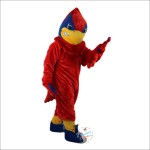 Red Eagle, Bird Cartoon Mascot Costume