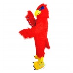 Red Eagle Bird Cartoon Mascot Costume