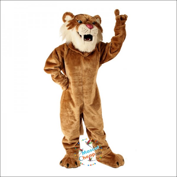 Sabretooth Tiger Mascot Costume