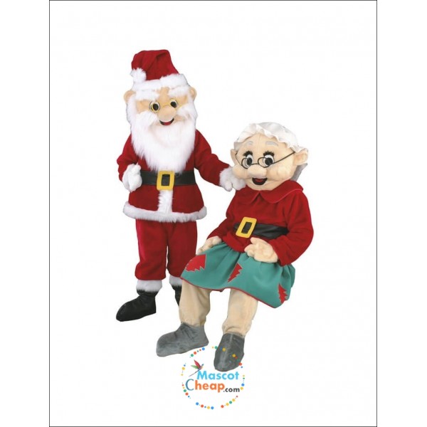 Santa Christmas Mascot Costume