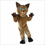 Siamese Cat Cartoon Mascot Costume