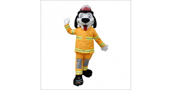 Sparky Fire Dog Mascot Costume