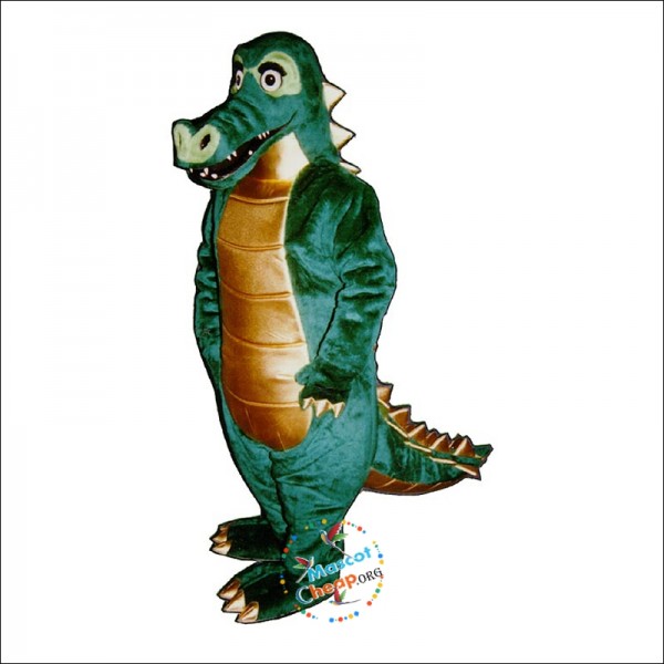 Spiked Alligator Mascot Costume