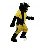 Sport Cow Bull Cartoon Mascot Costume