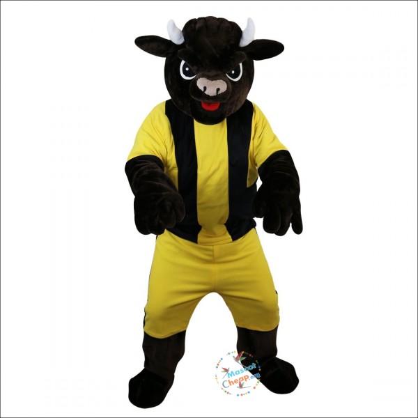 Sport Cow Bull Cartoon Mascot Costume