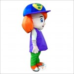 Sport Girl Cartoon Mascot Costume