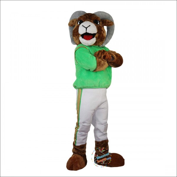 Sport Sheep Goat Cartoon Mascot Costume