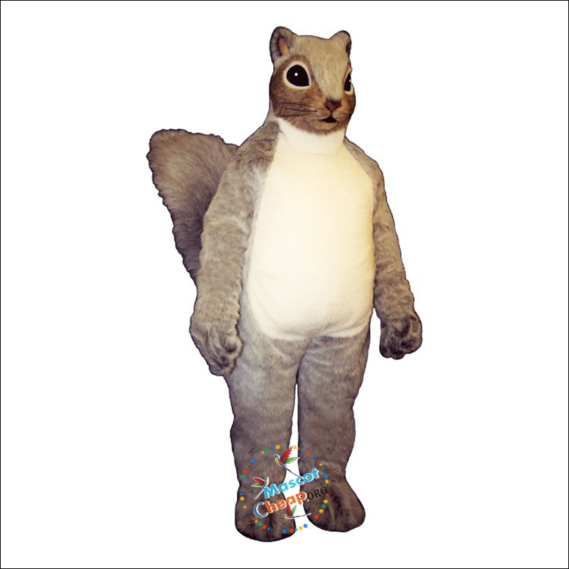 Squire Squirrel Mascot Costume for Cheap