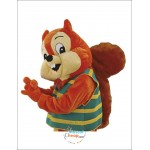 Happy Squirrel Mascot Costume