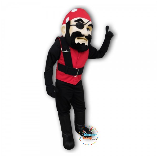 Stubborn Pirate Mascot Costume