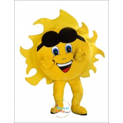 Happy Sun Mascot Costume