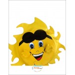 Happy Sun Mascot Costume