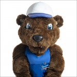 Teen Bear Mascot Costume