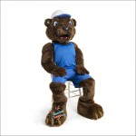 Teen Bear Mascot Costume