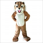 Tiger Wildcat Cartoon Mascot Costume