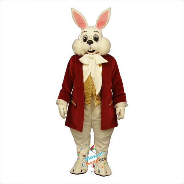 Wendell Rabbit-Red Mascot Costume