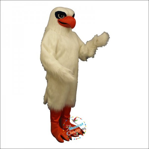 White Hawk Mascot Costume