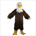 White Head Brown Eagle Mascot Costume