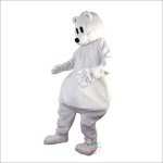 White Polar Bear Mascot Costume