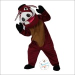 Wild Boar Pig Cartoon Mascot Costume