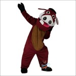 Wild Boar Pig Cartoon Mascot Costume