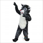 Wildcat Grey Tiger Wolf Mascot Costume