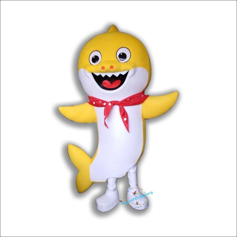 Yellow Baby Shark Mascot Costume Hot Sale Online