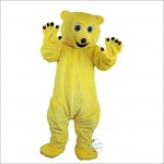 Yellow Bear Mascot Costume