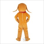 Yellow Dog Cartoon Mascot Costume