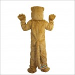 Yellow Groundhog Gophers Cartoon Mascot Costume