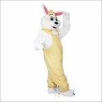 Yellow Rabbit Bunny Hare Cartoon Mascot Costume