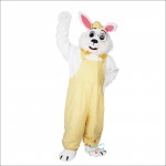 Yellow Rabbit Bunny Hare Cartoon Mascot Costume