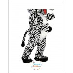 Zebra Mascot Costume Free Shipping